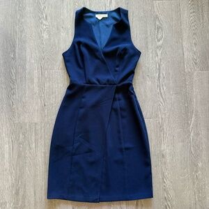 BCGC Generation Navy V-Neck Dress